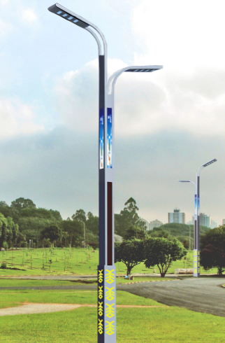 林芝LED市电路灯杆双臂智慧路灯城市主杆道乡村路灯市政工程亮化改造