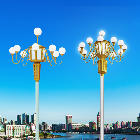 咸阳泉辉 厂家批发LED中华灯8-15米户外广场园林道路照明建设景观灯